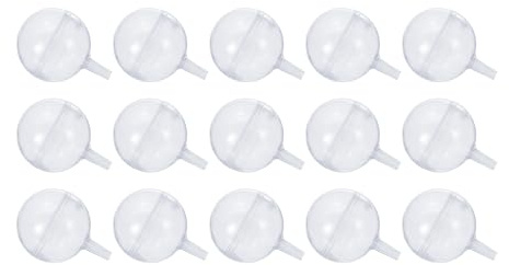 PATIKIL 15-Pack Clear Chocolate Box Holder for Valentine's Day