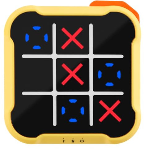 HAIJED Toe Board Toy Game, Electronic Toe Bolt Game, Noughts and Crosses Game, Memory Training Infinite Toe Board Toy, Portable Travel Games, Interactive Puzzle Games for Family Kids Adults