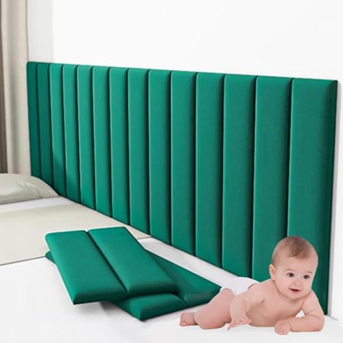 SZITW Acolchado Grueso para Pared, Sala de Juegos, Dormitorio y Tatami, Paneles de Pared tapizados Acolchados para niños, cojín de Franela Suave Autoadhesivo para cabecero de Cama, decoración de p