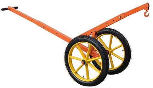 Stålvagnhiss 200 kg belastning 360° roterande krok multipositionshöjd 60 cm hjul idealiska för säker industriell lyftning