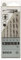 Bosch 2608595517 Assortiment de forets à métaux rectifié HSS-G à queue six pans 1/4 Ø 2/3/4/5/6 mm 5 pièces