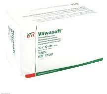 VLIWASOFT Vlieskompressen 10x10cm 6-lagig unsteril 100 Stück