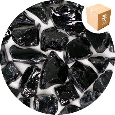 Specialist Aggregates Gravier en verre Taille L 15kg Noir volcanique