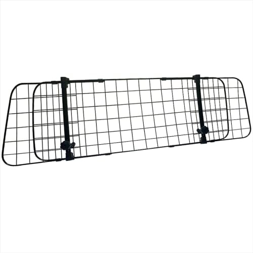 UKB4C Heavy Duty Car Dog Guard for Boot – Universal Adjustable Pet Barrier, Easy Fit Divider Cage for Dogs, Secure Vehicle Boot Guard with Fitting Kit & Instructions