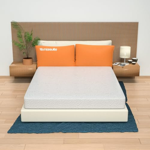 MiaSuite Materasso Singolo 90x200 Sfoderabile, alto 14 cm - Semi Rigido, Indeformabile, Anallergico, Antiacaro. Sim H14