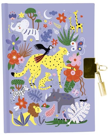 MY MANDARINE CO217C - Un JOURNAL INTIME 240 pages lignées 11x14 cm - Fermeture cadenas - SAVANE