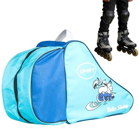 Schlittschuhtasche | Großer Tragbarer, atmungsaktiver Stauraum | Reisetasche für Eishockey Schlittschuhe | Für Eishockey-Piste | Mädchen Kinder Reisen