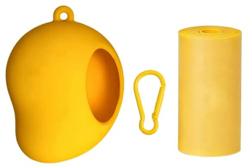 Distributeur de Sacs à Déjections Canines Support en silicone forme mangue