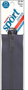 Coats Thread & Zippers F43 28-13 F4328-013 Sport Separating Zipper, 28, Navy