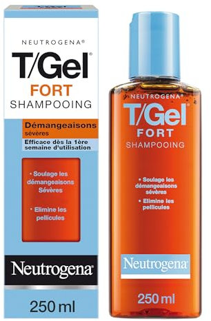 Neutrogena – Shampoing T/Gel Fort (flacon de 250 ml) – Shampooing anti-démangeaisons sévères et anti-pelliculaire – Efficace dès la 1ère semaine d'utilisation