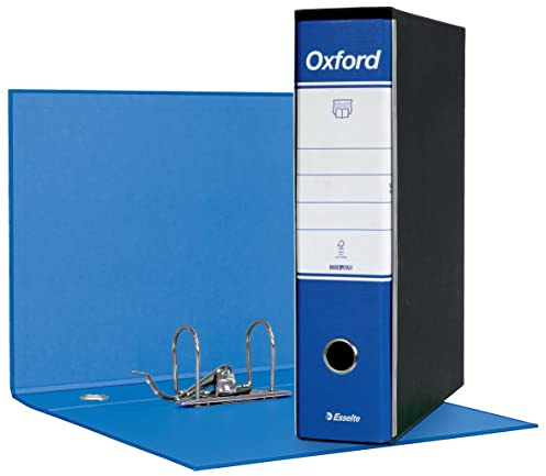 ESSELTE G85 OXFORD Registratore - f.to protocollo dorso 8 cm - Blu - 1 Pezzo - 390785050