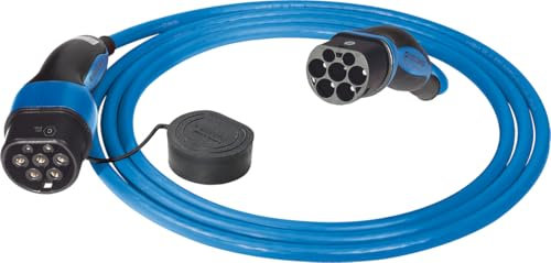 Mennekes 36244 E-Auto Ladekabel 7,5 m - Mode 3 Typ 2 20A 1PH - Wallbox-Zubehör für 4,6kw Elektro- und Hybrid-Fahrzeuge