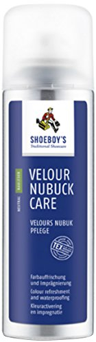 Shoeboy 's Velours Nubuk Pflege Spray, schwarz, 200 ml