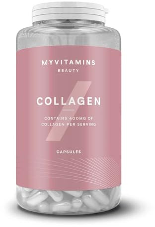 Myprotein Collagen Capsules – Hydrolyzed Collagen Peptides – 400mg Bovine Collagen per Capsule – Joint, Skin & Hair Support – Collagen Supplements for Women & Men – 90 Capsules (3 Month Supply)