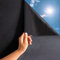 MARAPON® Pellicola Oscurante per Vetri Autoadesiva [44.5x200 cm] EBook con Istruzioni Incluso - Pellicola per Vetri Finestre per Privacy - Pellicola Nera Opaca, Blocca la Luce