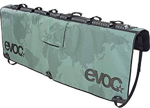 EVOC TAILGATE Pad för cykeltransport i pickup (cykeltransport, säker fixering av upp till 6 cyklar, snabb åtkomst till lastluckan, skydd för pickup och cykling)
