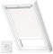 VELUX Original Solar-Verdunkelungsrollo Weiße Seitenschienen, CK04, Weiß