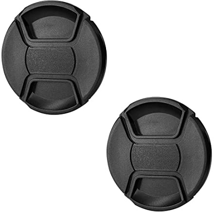 67 mm Lens Cap Lot de 2 à Clipser pour objectifs d'appareil Photo Avant Cache Objectif pour Canon Nikon Sony Olympus Fujifilm Objectif remplace Sony ALC-F67S Bouchon d'objectif