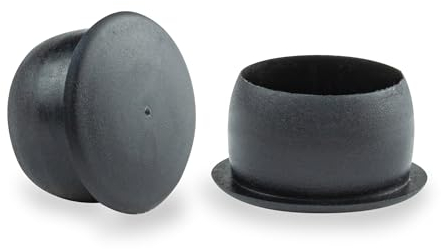 20x Blindstopfen – Made IN Germany – aus hochwertigen wetterbeständigen Kunststoff, Abdeckkappen für Bohrlöcher, Bohrlochabdeckung, Lochabdeckung, Kunststoffstopfen (6,0 mm, 20)