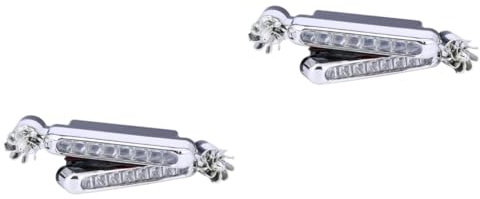 NIYANGLE 2 Piezas Par 8 luz marcha LED ajustable luz diurna energía eólica adorno lámpara luz marcha coche lámpara circulación diurna auto luces marcha Encendiendo