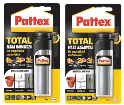 TMP PRO Pâte à modeler, colle époxy, colle et étanchéité pour de nombreux matériaux (2 x 64 g)