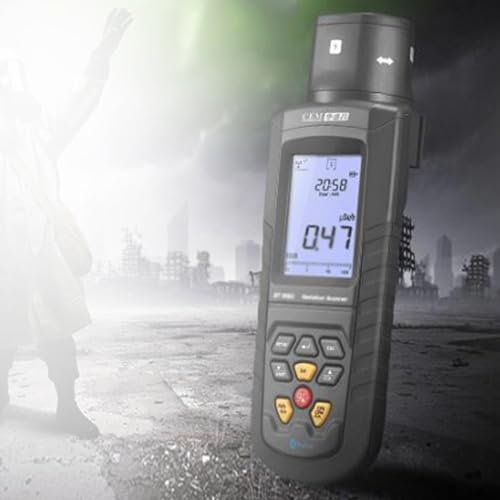 Radiation Detector, Nuclear Radiation Detector,Nuclear Radiation Detector Geiger Counter Dose Alarm Device Dosimeter Monitor Portable Digital Meter High Sensitivity Accurac