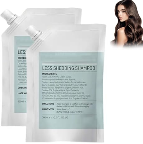 Tricholoy Anti-Hair Fall & menos desprendimiento y champú voluminante, control de aceite y alimento del cuero cabelludo, fortalece las raíces, adecuadas para todos (2PC)