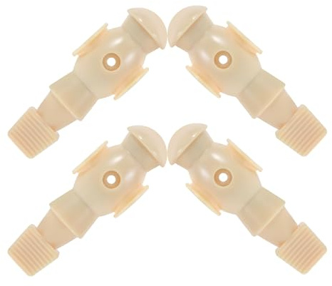 GALPADA 4 Piezas Figuras de Fútbol de Resina para Futbolín Reemplazo Resistente Impactante Compatibles con Mesa Fútbol Estándar Accesorios para Mesa