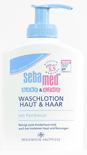 sebamed Loción de lavado para bebés piel y cabello 2 x 200ml