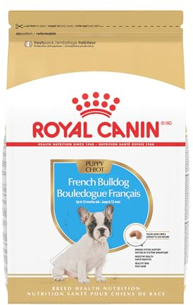 Royal Canin Breed Health Nutrition French Bulldog Puppy Dry Dog Food, 3 lb Bag