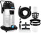 BAUTEC Industriesauger 3.400 W » 80 Liter Edelstahlbehälter » inkl. 10 m Saugschlauch, Düsenset, Hepa- und Vliesfilter » Nass-Trockensauger » Profi Industriestaubsauger