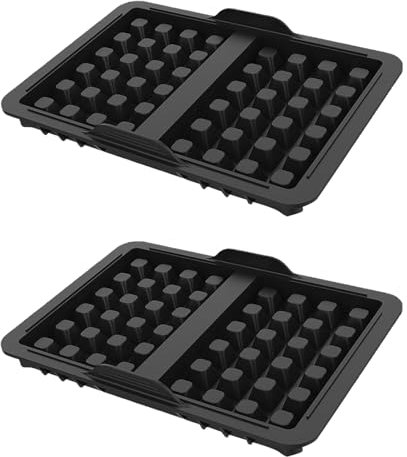 Ayizhiniu 2pcs Stampi Waffle Silicone Belghe, Inserto in Silicone per Waffle, Accessori per Waffle Belghe AF400EU, AF451EU, Applica a Realizzazione di uno Stampo per Waffle da Dessert