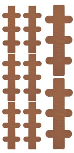 Bande de kinésiologie pour tendon d'Achille, bande de kinésiologie pour le sport, facile à appliquer, imperméable, 8 pièces, pour les muscles du tendon d'Achille