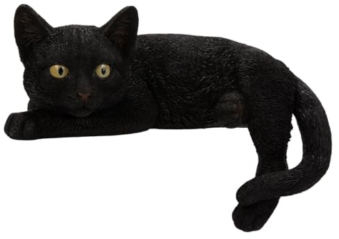 Arte dal vivo - Gatto nero sdraiato - XRL-DC61-D