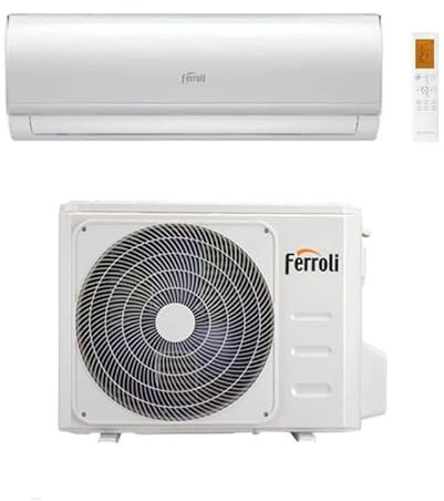 Condizionatore Monosplit Ferroli 12000 BTU GIADA S Inverter con Unità Interna ed Esterna