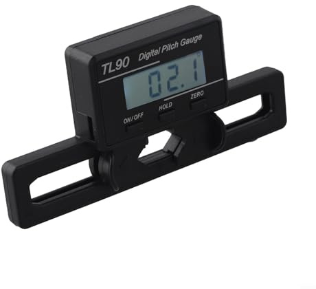 Digital tonhöjd mätare TL90 med LCD-skärm för RC-plan lutningsmätare och horisontell vinkelmätare automatisk nivådetektion 10 cm