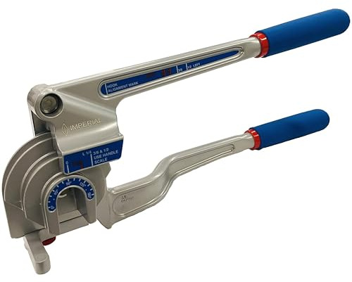 Imperial Tool 370FH Triple Head 180 Degree Tube Bender, 3/16”, 1/4”, 3/8”, and 1/2”