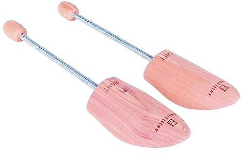 FootFitter Travel Cedar Shoe & Boot Tree, Portable & Compact American Cedar Wood Shoe Trees for Men (One Pair)