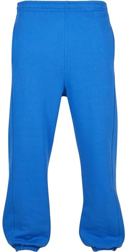 Urban Classics Herren Trainingshose Sweatpants, Jogginghose für Männer, Straight Leg, Reißverschlüsse an den Beinabschlüssen, 3XL, royal