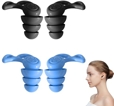 Ohrenstöpsel Gehörschutzstöpsel Ohrstöpsel Konzert Konzert Ohrstöpsel Ohrenstöpsel Schwimmen Wiederverwendbar Superweiche Geräuschreduzierung Geeignet Für Seitenschläfer Und Leichtschläfer