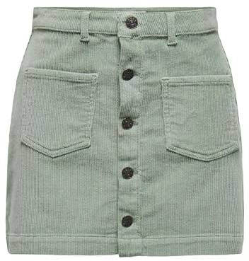 Only Jupe Courte Onlamazing pour Femme, Lily Pad, XS