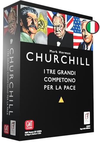 Asmodee - Churchill, Gioco da Tavolo di Strategia, 1-3 Giocatori, 14+ Anni, Edizione in Italiano