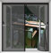 Moustiquaire Fenêtre Magnétique 68 x 56 cm Anti-Mosquito moustiquaire sur mesure Auto-Adhésive et Sans Perçage Fermeture Automatique Adsorption Magnétique, Noir