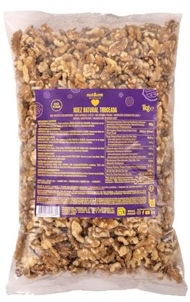 Nueces peladas 1 kg nut&me | Keto | Fuente de hierro | Alto en fibra | Sin aditivos | Sin gluten | Snack saludable