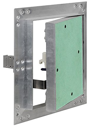 Puerta revisión Trampilla inspección marco aluminio 40x40cm Panel acceso Yeso 12,5 mm Techo Pared