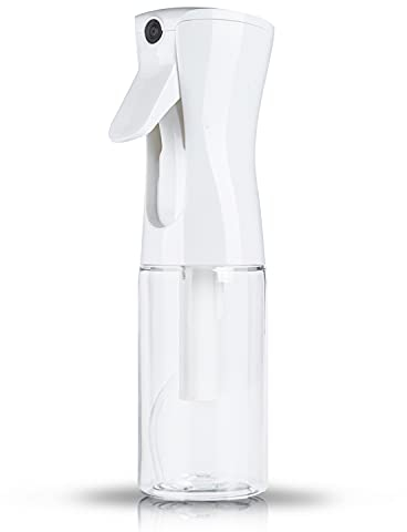 TANSHINE Vaporisateur Cheveux Boucle Pulverisateur Cheveux Vaporisateurs Rechargeable d Eau Flacon Spray Brumisateur pour Plante Interieur,Coiffeur,Fleurs Transparent,Spray Alcool,200ml