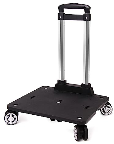 K ERATISNIK Rucksack mit Rädern, zusammenklappbar, kompakt, leicht, mit 5 Rädern, Rollgepäckwagen für Taschen, Haustierträger, Hunde-Rucksäcke