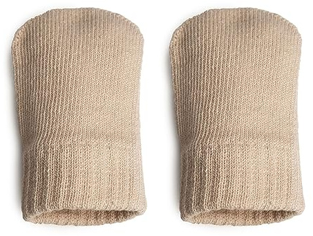 Mini Mart Online Limited Moufles Bébé Coton Unisexe 9 Couleurs Nouveau-né à 12 mois, beige, Newborn -12 Months