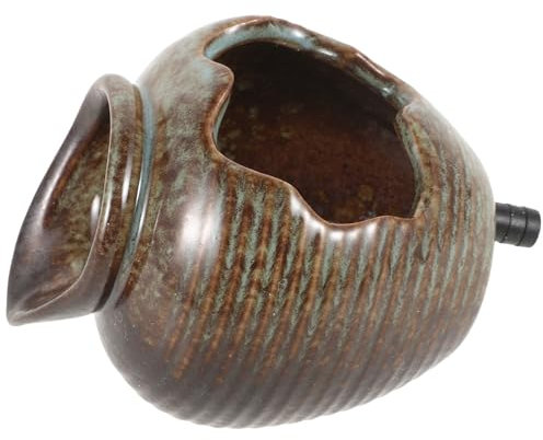 VANZACK Gartenbrunnen Im Freien Wasserspeier Für Teich Wasserspiel Pumpe DIY-Keramiktopf-Dekoration