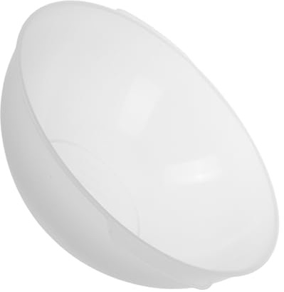 HONMEET Bassin Rond Plastique Transparent avec Poignée Récipient Multifonction pour Soins Visage Lavage Mains et Salon de Beauté